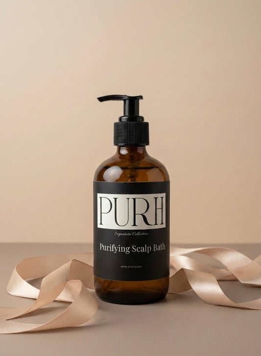 PURH Purifying Scalp Bath clarifying shampoo for scalp cleansing and buildup removal