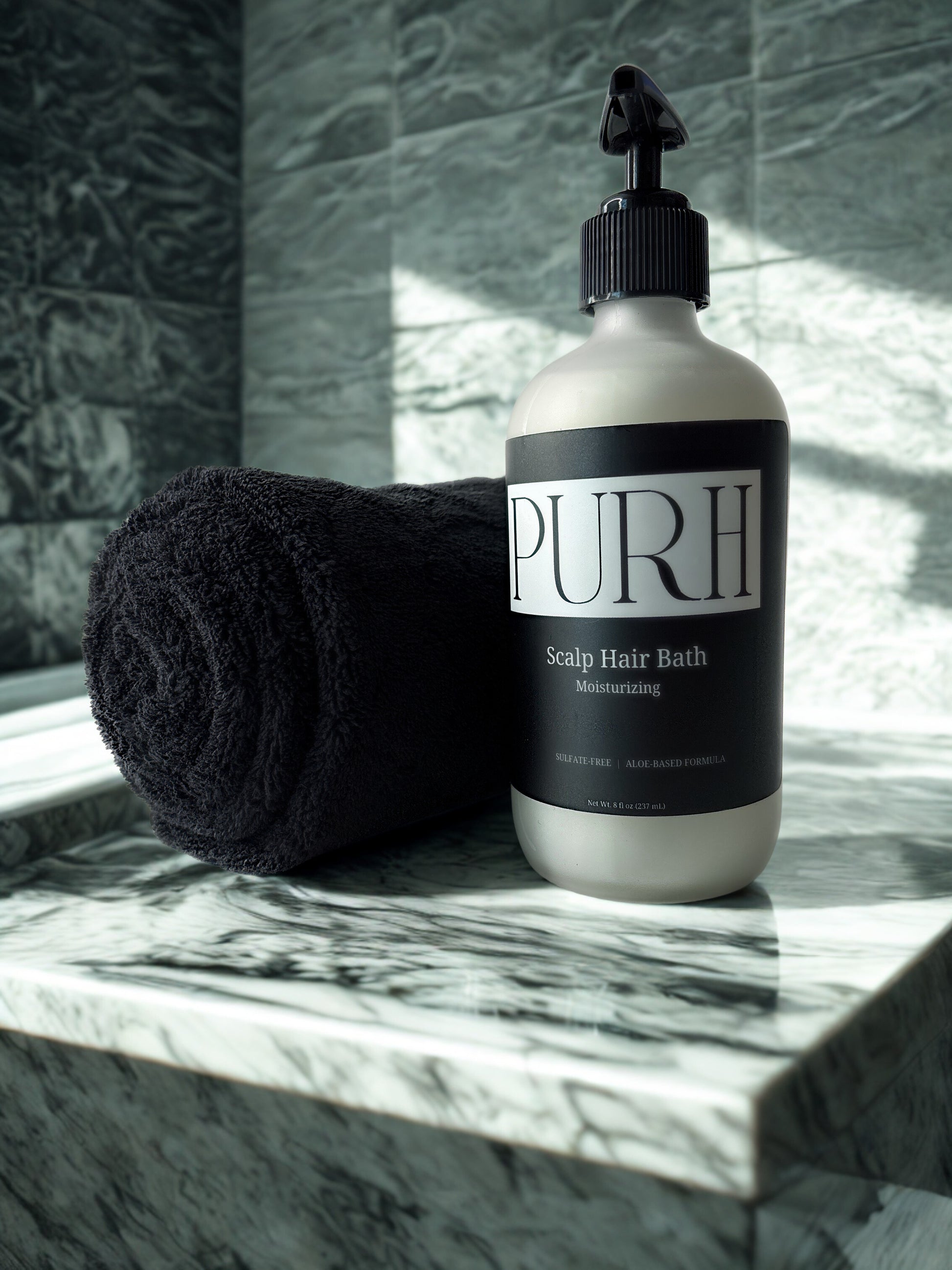 PURH Hydrating scalp bath luxury moisturizing shampoo for scalp wellness and soft, hydrated hair